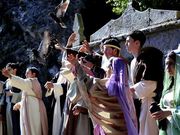 Las recreaciones de Fisterra congregar�n a una multitud.