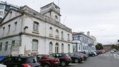 Vista de la antigua Comandancia y la sede del Puerto