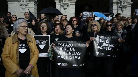A Coru�a clama contra la violencia machista