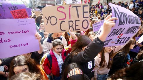 Manifestacin por el 8M en Vigo