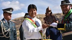 El presidente de Bolivia, Evo Morales, durante un acto el pasado da 23 en Tarata