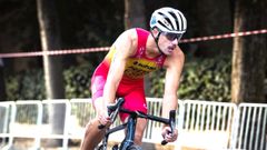 El triatleta del AD Fogar Andr�s Prieto
