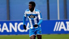 Mane, durante un partido del Fabril en el campo Arsenio Iglesias del D�por Training Center de Abegondo.