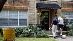 Exterior de la vivienda del nuevo caso de �bola en Estados Unidos