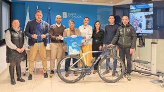 Presentaci�n de la prueba ciclista en la delegaci�n provincial de la Xunta de Galicia