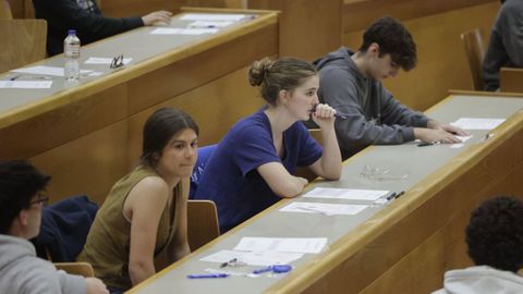 Examen de selectividad en A Coruña