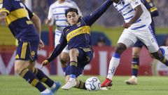El extremo argentino Exequiel Zeballos, en un partido con Boca Juniors el pasado mes de mayo.