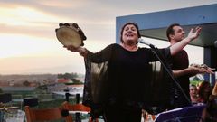 Ux�a, en una imagen de archivo durante un concierto de Os Xoves de C�dax