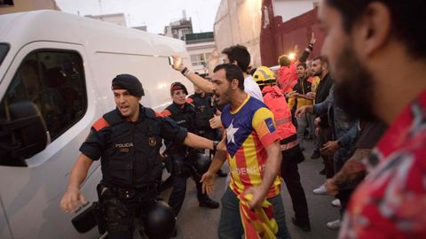 Huelga general en Catalu�a.