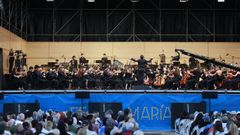 La Joven Orquesta de la Sinf�nica de Galicia, en Mar�a Pita