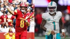 Mariota, de Washington, y Tagovailoa, de Miami, sern dos referentes en el partido del Bernabeu