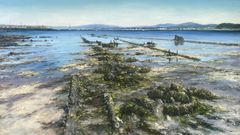 La obra ganadora del certamen de pintura.