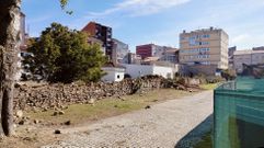 La calle de la zona D ir en el lugar que ocupa el muro ahora demolido