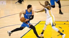Enes Kanter, durante la final de conferencia contra los Warriors