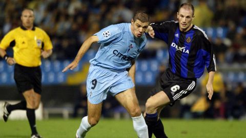 Celta-Brujas en Champions el 26 de noviembre del 2003