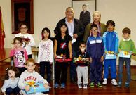 Los peque�os recogieron ayer sus premios por los cuentos. 