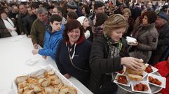 Mucha gente en la degustaci�n de la una de la tarde