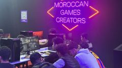 Varios jugadores, en la Morocco Gaming Expo.