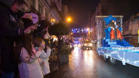 Paso de los Reyes Magos por la rúa da Pravia