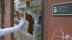 La polic�a cient�fica acudi� a primera hora de la ma�ana a inspeccionar el lugar de los hechos