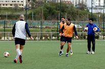 Manu Fern�ndez (derecha) cree que lo mejor de la jornada �fueron los resultados de los rivales�.