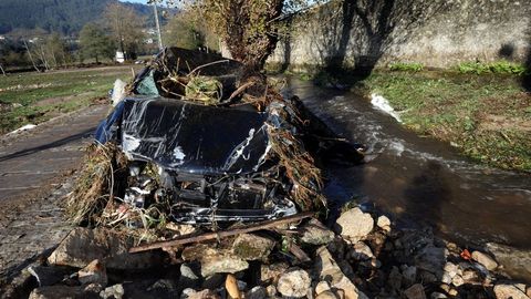 Las consecuencias de la tromba de agua en Viveiro