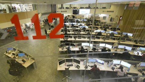 Sede del centro integrado de atención a las emergencias del 112 Galicia, en A Estrada