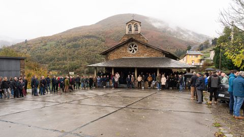 Funeral por el minero �scar D�az Rodr�guez