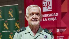 El director adjunto operativo (DAO) de la Guardia Civil, Manuel Llamas, el pasado mes de junio en un curso de verano de la Universidad de La Rioja.