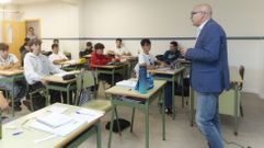 Xos� Regueira, durante su intervenci�n el mi�rcoles en la EFA Fonteboa 