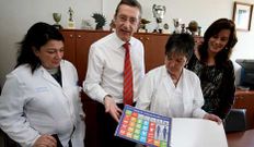 En los extremos, Laura Ballesta y Chus Lage, reci�n cesadas, con Jos� Insua y Carmen Louzao, que dimitieron como directivos.