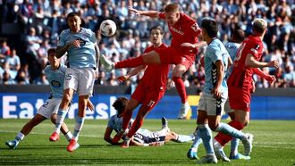 Lance del encuentro en Abanca Bala�dos entre el Celta y el Friburgo alem�n