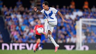 Quagliata, en un lance del partido del pasado domingo