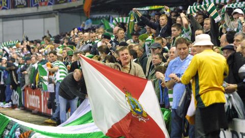 Imagen del anterior enfrentamiento entre Celta y Celtic en Glasgow.
