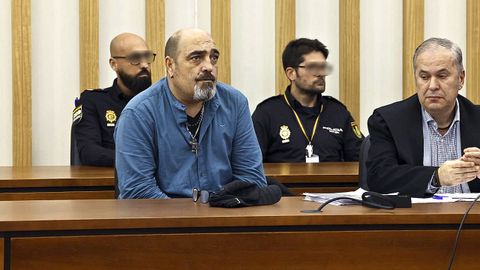 Imagen del juicio a Jos� Luis Maneiro, presunto asesino de Coia que dispar� a otro con una escopeta en una ri�a