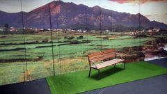 Interior del pabell�n del Principado de Asturias en la Feria de Muestras de Asturias de 2019