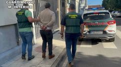 Uno de los cabecillas del grupo criminal es conducido a dependencias de la Guardia Civil