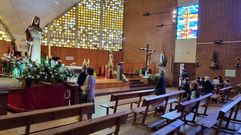 El viernes comenz� la novena a santa Rita en O Barco 