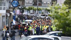 Miles de manifestantes se concentraron en Viveiro contra el cierre de Alcoa