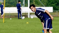 Jota, trabajando en A Madroa con el filial