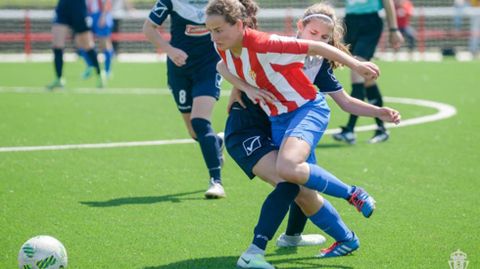 Dos jugadoras de f�tbol