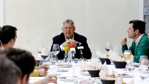 Telmo Martn, en la rueda de prensa del balance de su primer ao tras la releccin el pasado mayo del 2023