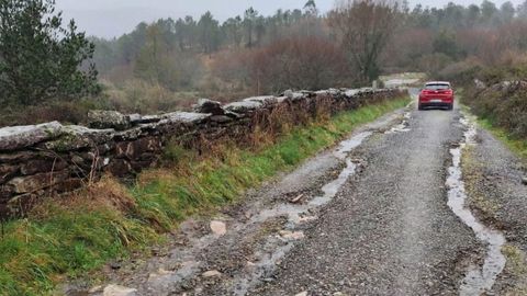 Una pista en Mazaricos.
