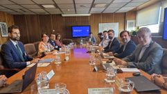 Reuni�n del secretario de Estado de Energ�a, Joan Groyzard, con la conselleira de Econom�a, Mar�a Jes�s Lorenzana, este viernes en Madrid para tratar la propuesta de nueva planificaci�n el�ctrica