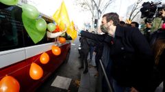 Pablo Casado, lder del PP, apoy las protestas de Ms Plurales contra la Lomloe y anunci medidas en las autonomas gobernadas por el PP (como Galicia) para atrasar la aplicacin de la normativa