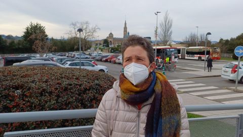 Maria Luisa Garc�a D�az, usuaria del Hospital Universitario de Cabue�es