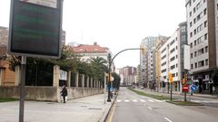 Aspecto de una de las avenidas de Gij�n
