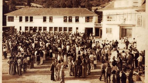 Fiestas de Pedrafita en los aos 70