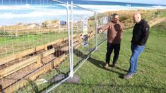 El alcalde, Daniel Prez, y el edil Miguel Vales