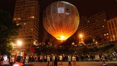 Ascenso y ca�da del globo de Os Castros